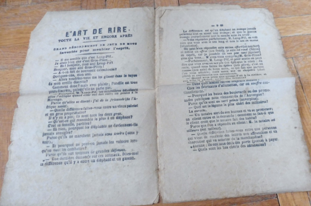 Le Blagueur. Almanach 1907 RARE LOIRET