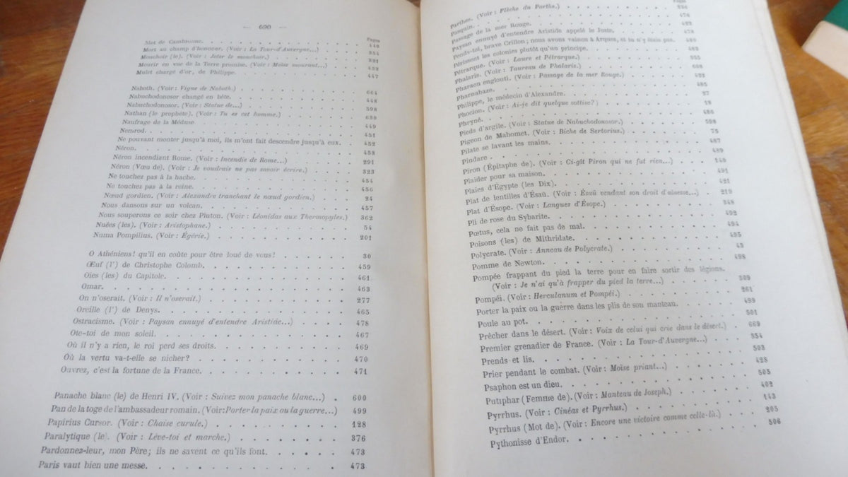 Fleurs historiques (Pierre Larousse) s.d.