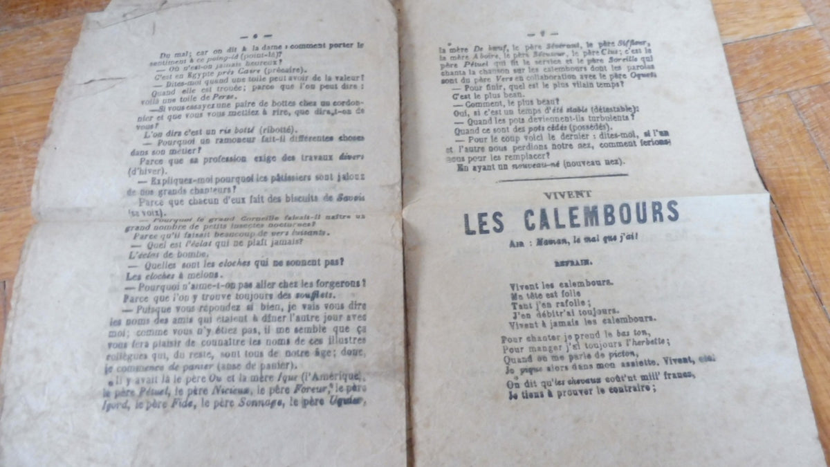 Le Blagueur. Almanach 1907 RARE LOIRET