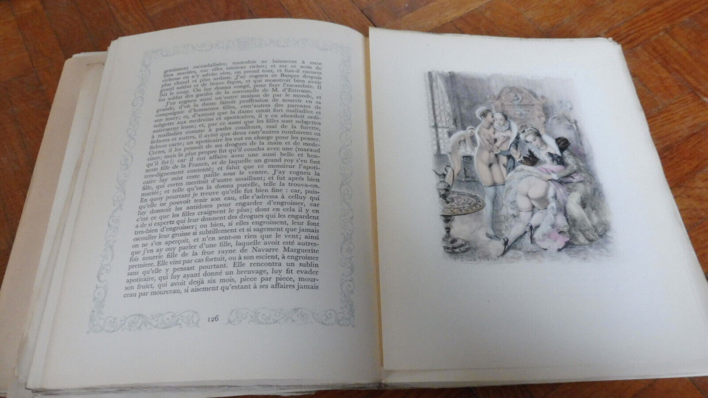 La Vie des dames galantes (Brantôme) 1948 illus. Bécat 2/2 CURIOSA