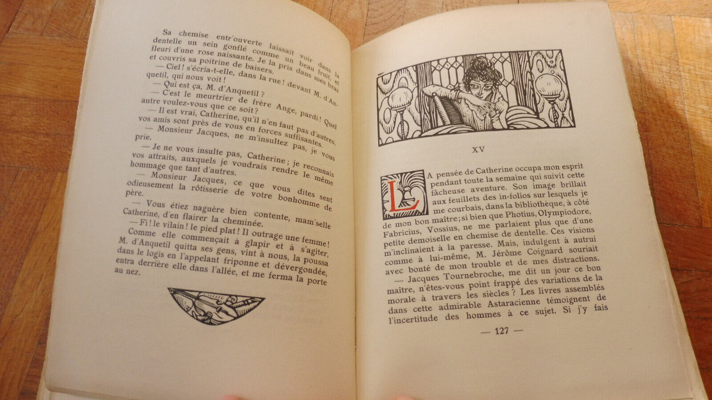 La Rôtisserie de la Reine Pédauque (Anatole France) 1920 illus. Jou VELIN