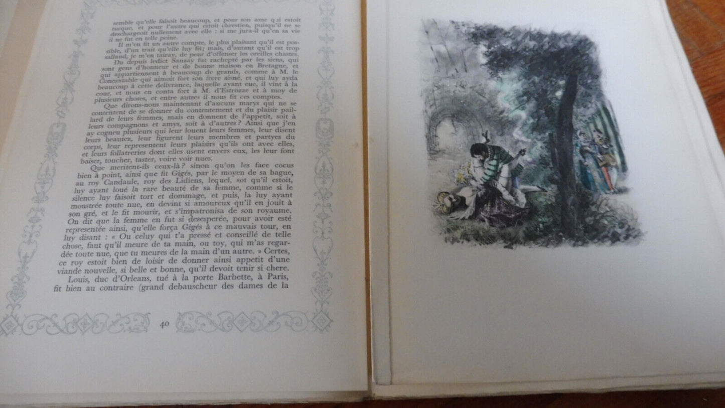 La Vie des dames galantes (Brantôme) 1948 illus. Bécat 2/2 CURIOSA