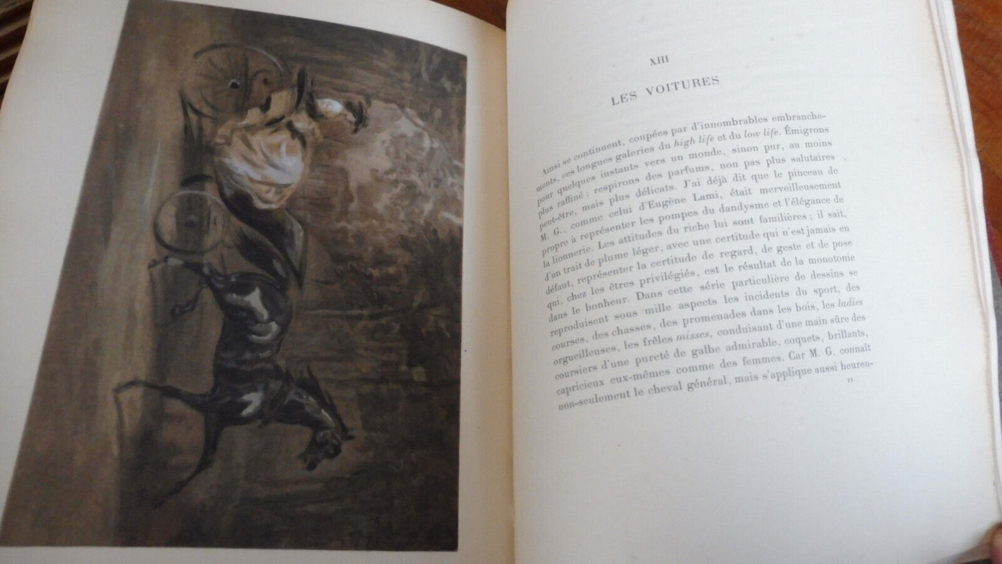 Charles Baudelaire le peintre de la vie moderne (C. Guys) 1923 illus. C. Guys