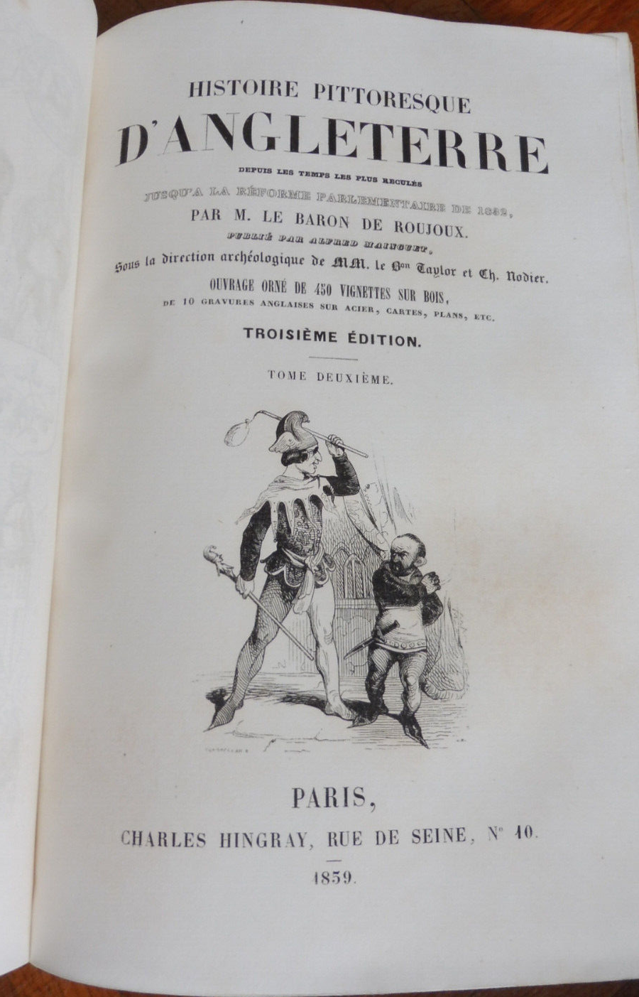 Histoire pittoresque de l'Angleterre (Baron De Roujoux) 1859 3/3