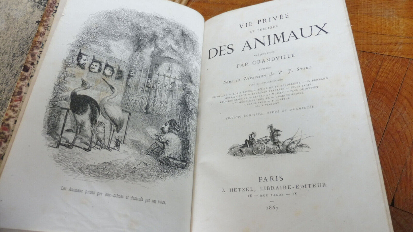 Vie privée et publique des animaux (Grandville) 1867