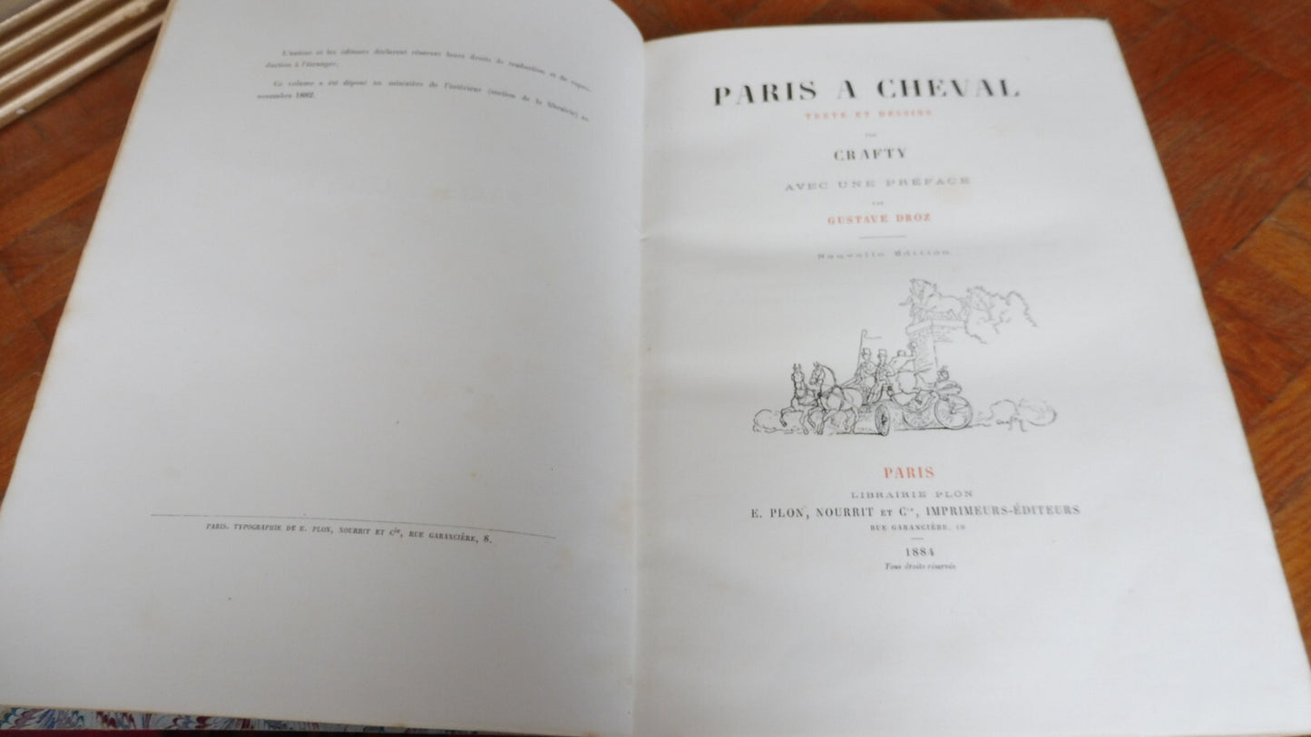 Paris à cheval (Crafty) 1884 EQUITATION