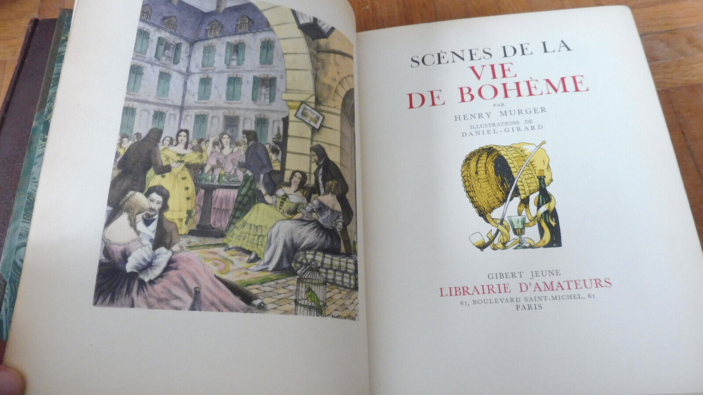 Scènes de la vie de Bohème (Henry Murger) 1939 illus. Daniel-Girard