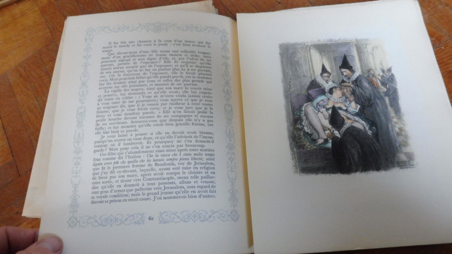 La Vie des dames galantes (Brantôme) 1948 illus. Bécat 2/2 CURIOSA