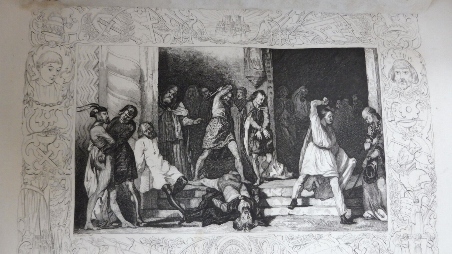 Histoire de France d'Anquetil continuée (Léonard Gallois) s.d. 4 vol.