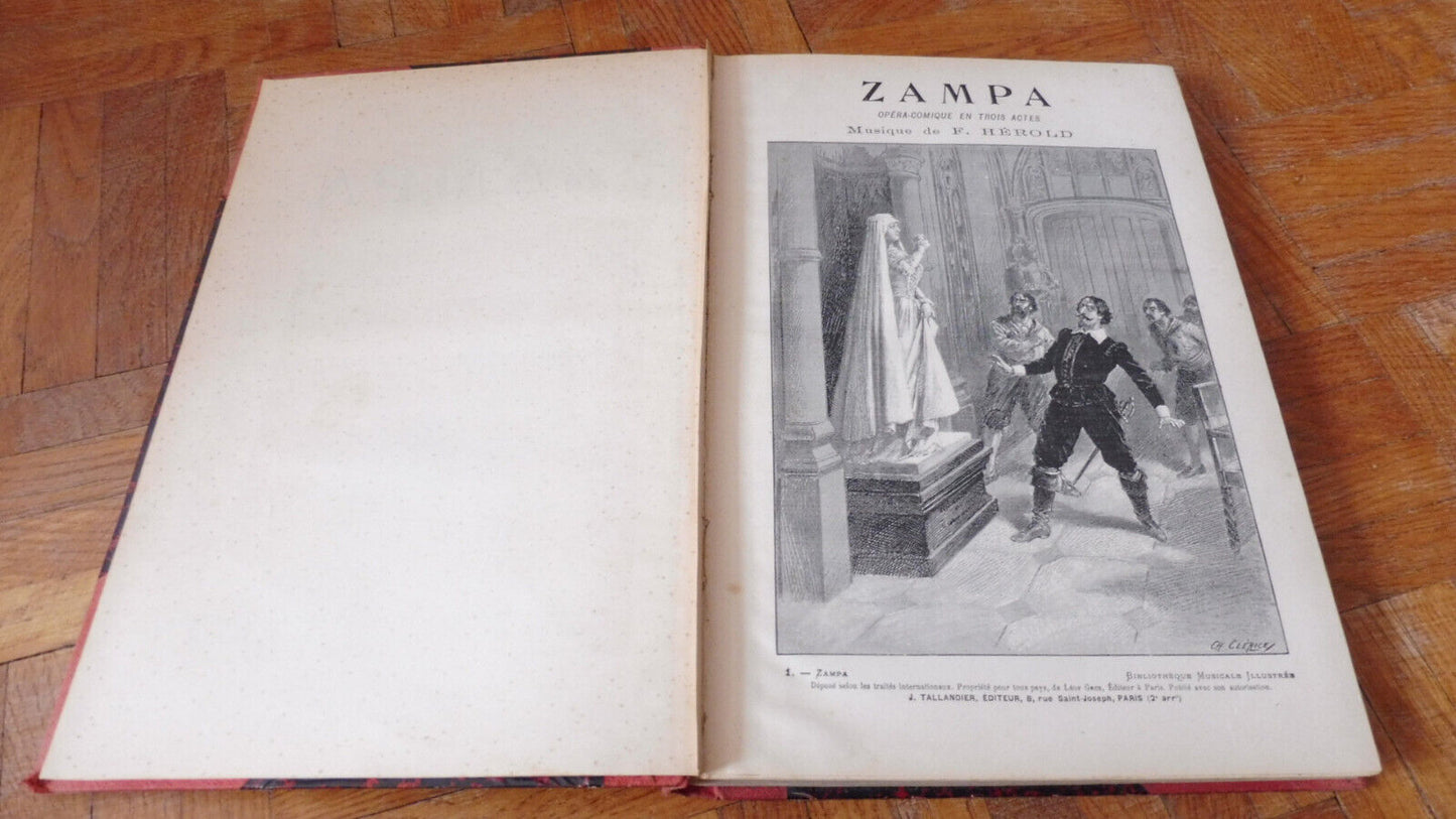 Zampa ou la fiancée de marbre (Hérold) s.d. PARTITION