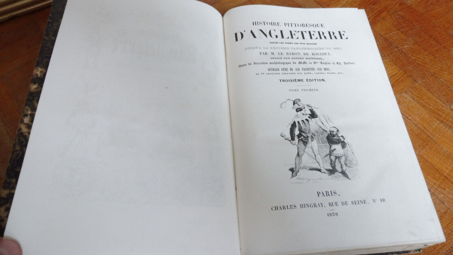 Histoire pittoresque de l'Angleterre (Baron De Roujoux) 1859 3/3