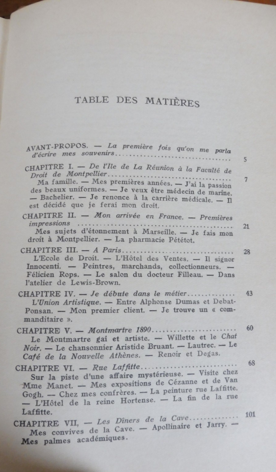 Souvenirs d'un marchand de tableaux (Ambroise Vollard) 1938