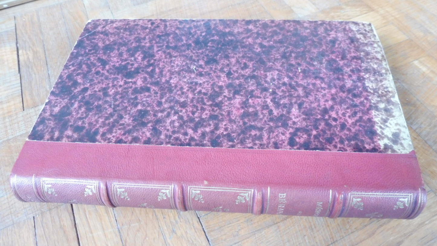 Mémoires authentiques de Béranger (M. C. Leynadier) 1858 illus. Coppin & Richard