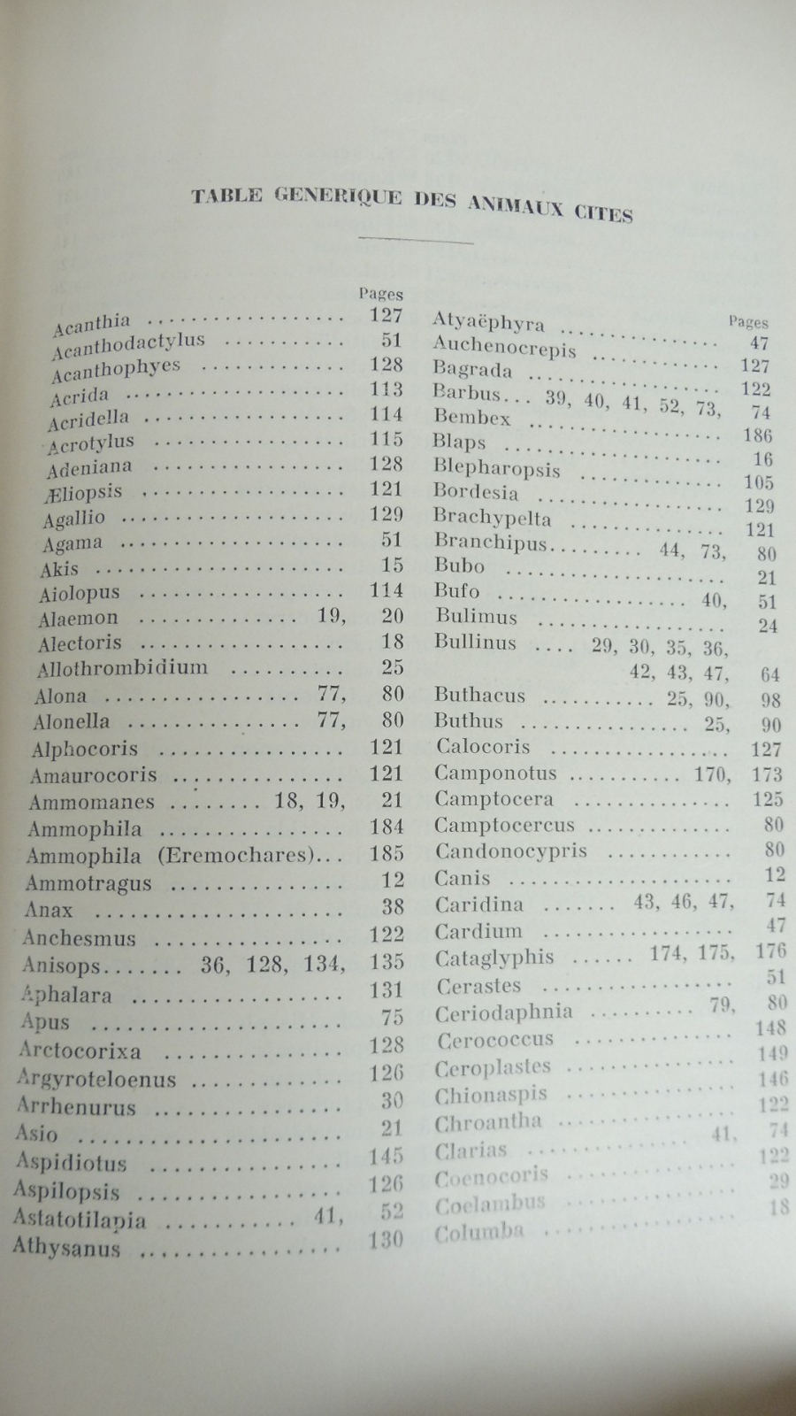 Etudes zoologiques sur le Sahara central (L.-G. Seurat) 1934