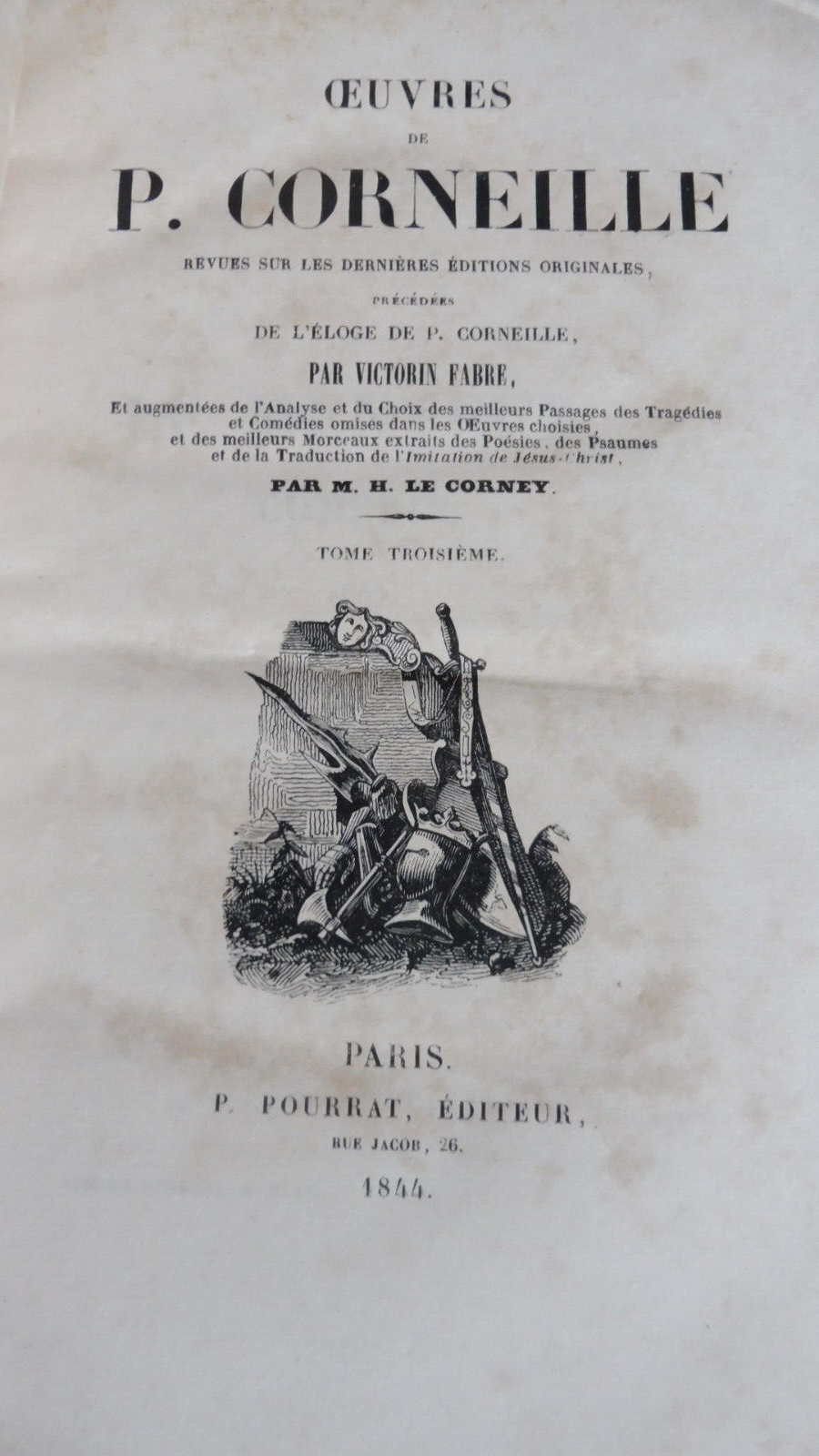 Oeuvres de Pierre et Thomas Corneille 1841 6/6