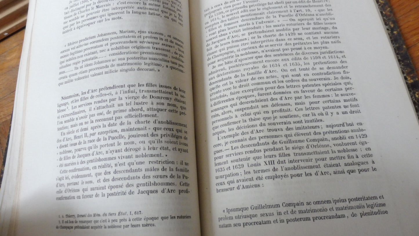 Recherches sur la noblesse maternelle (Anatole De Barthélemy) 1861