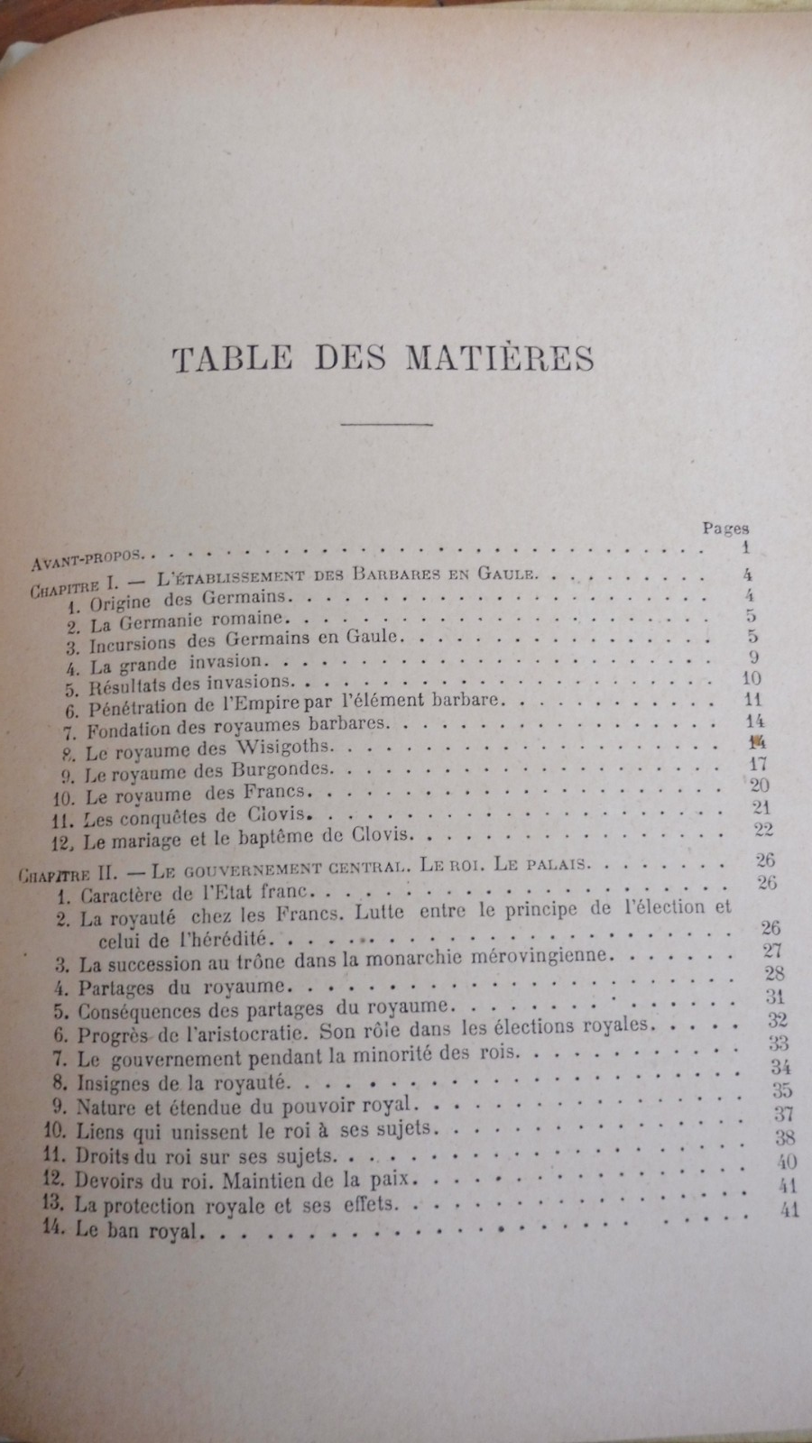 La Gaule mérovingienne (M. Prou) s.d.