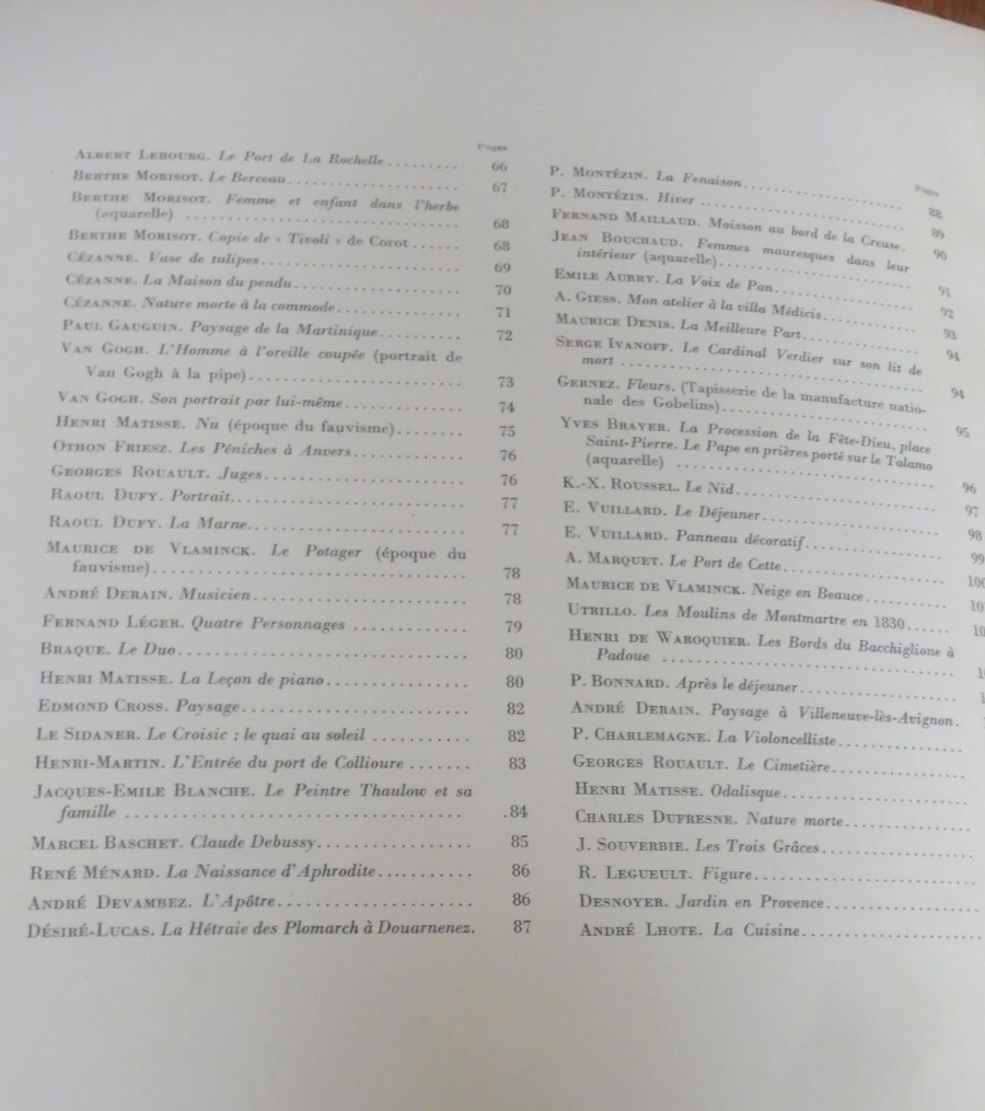 La Peinture française (Jacques Baschet) 1946 IN FOLIO