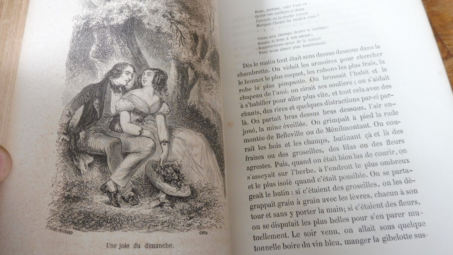 Mémoires authentiques de Béranger (M. C. Leynadier) 1858 illus. Coppin & Richard