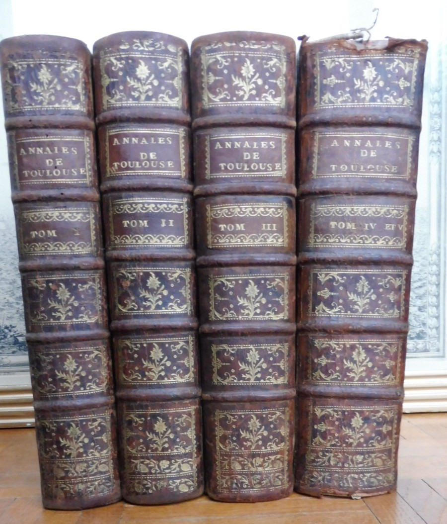 Annales de la ville de Toulouse (Durosoi) 1771 5 tomes en 4 vol.