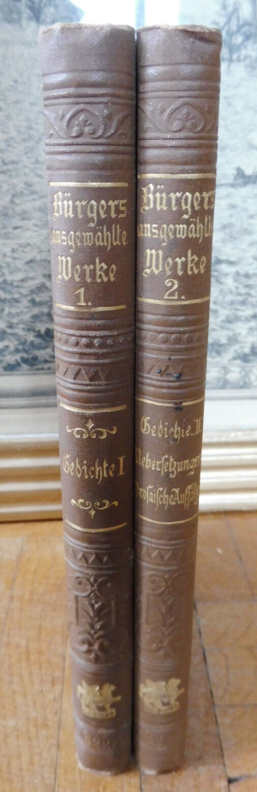 Bürgers ausgewälte Werke s.d. 2 vol.