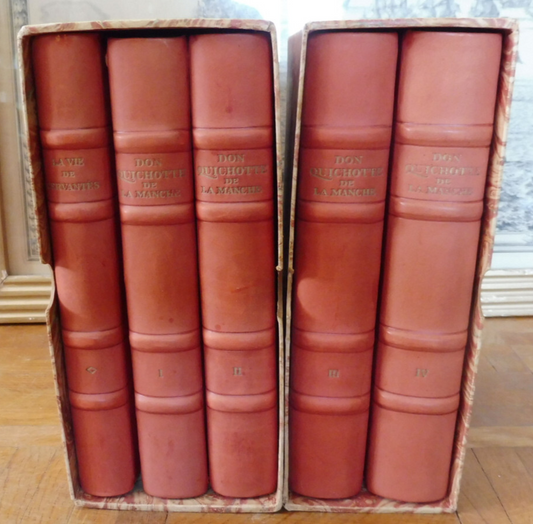 Don Quichotte (Cervantès) 1935 illus. Berthold Mann 5 vol.