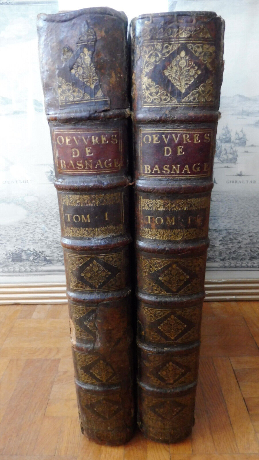 Oeuvres de Maître Henri Basnage 1709 2/2 IN FOLIO