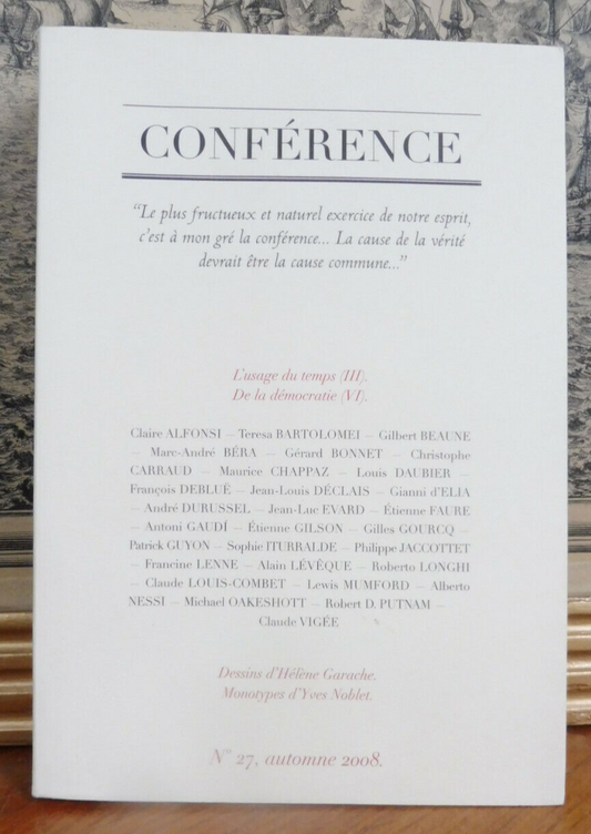 Revue Conférence n°27 (2008)
