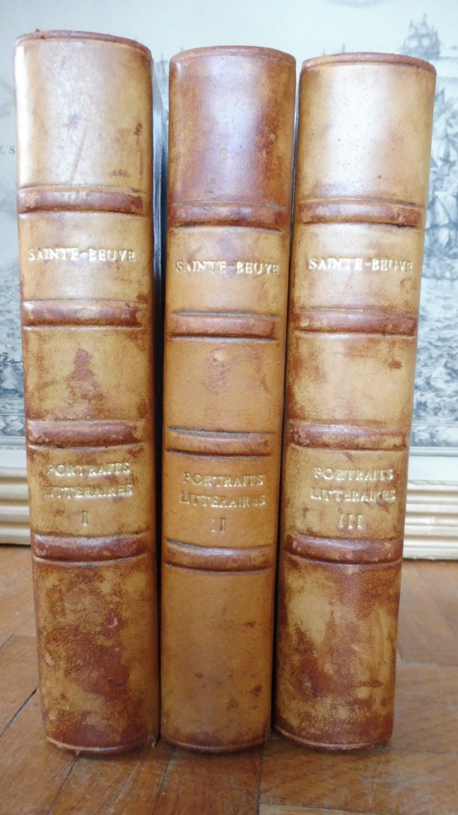 Portraits littéraires (Sainte Beuve) s.d. 3 vol.