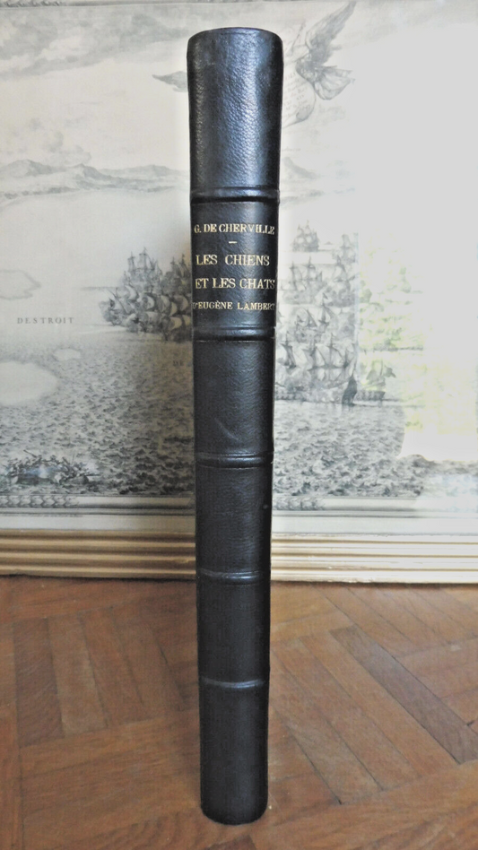Les Chiens et les chats d'Eugène Lambert (de Cherville) 1888