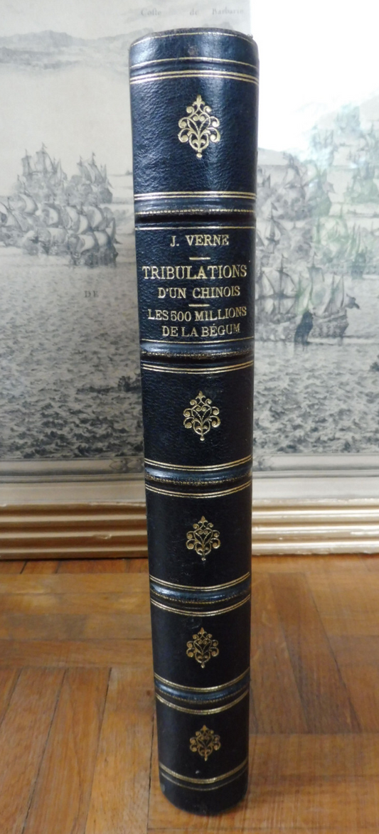 Tribulations d'un chinois. Les 500 millions de la Begum (J. Verne) illus. Benett