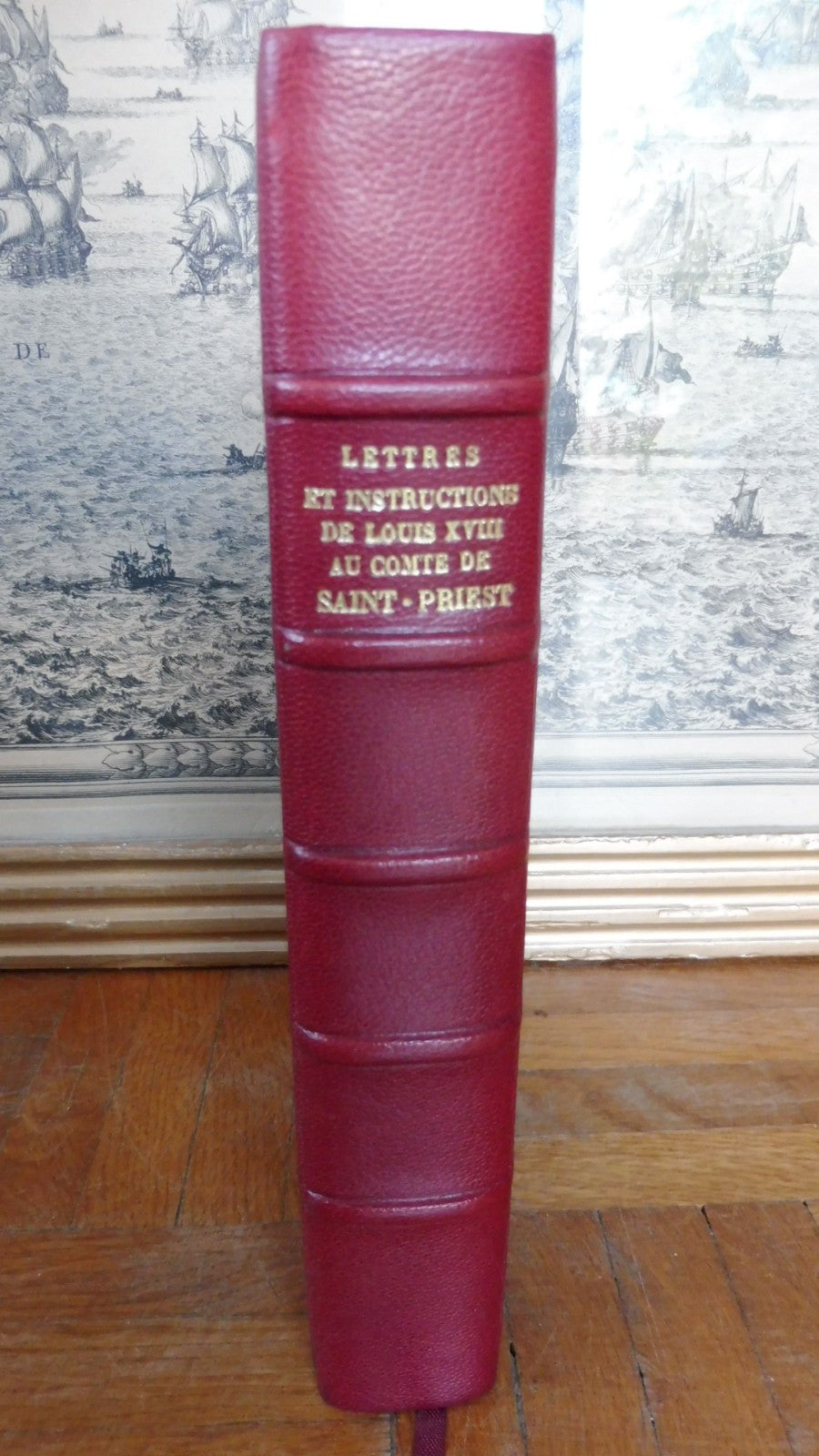 Lettres et instructions de Louis XVIII au comte de St.-Priest (De Barante) 1845