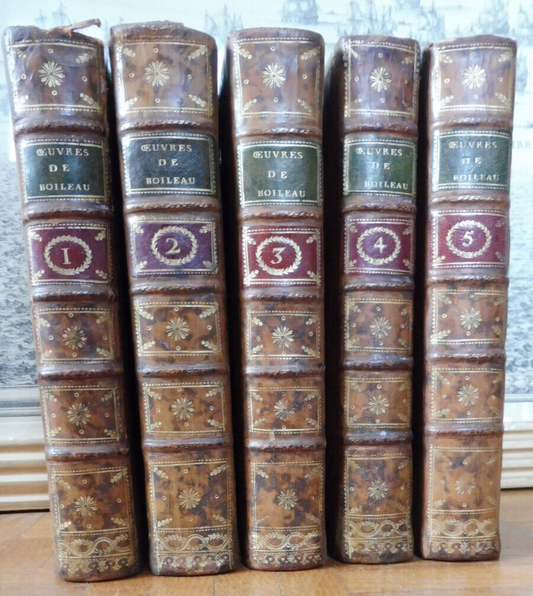 Oeuvres de Boileau Despréaux 1772 5/5