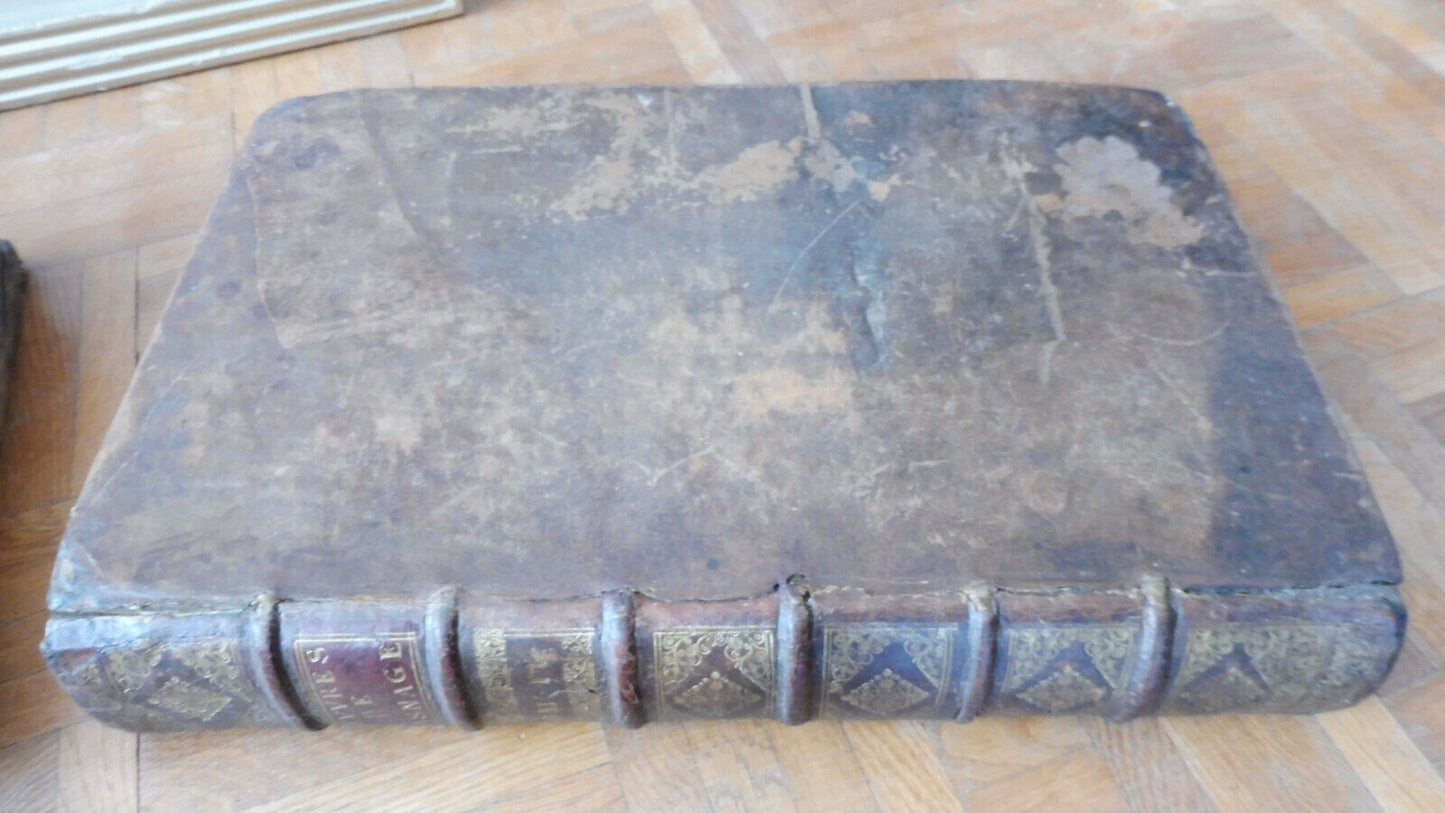 Oeuvres de Maître Henri Basnage 1709 2/2 IN FOLIO