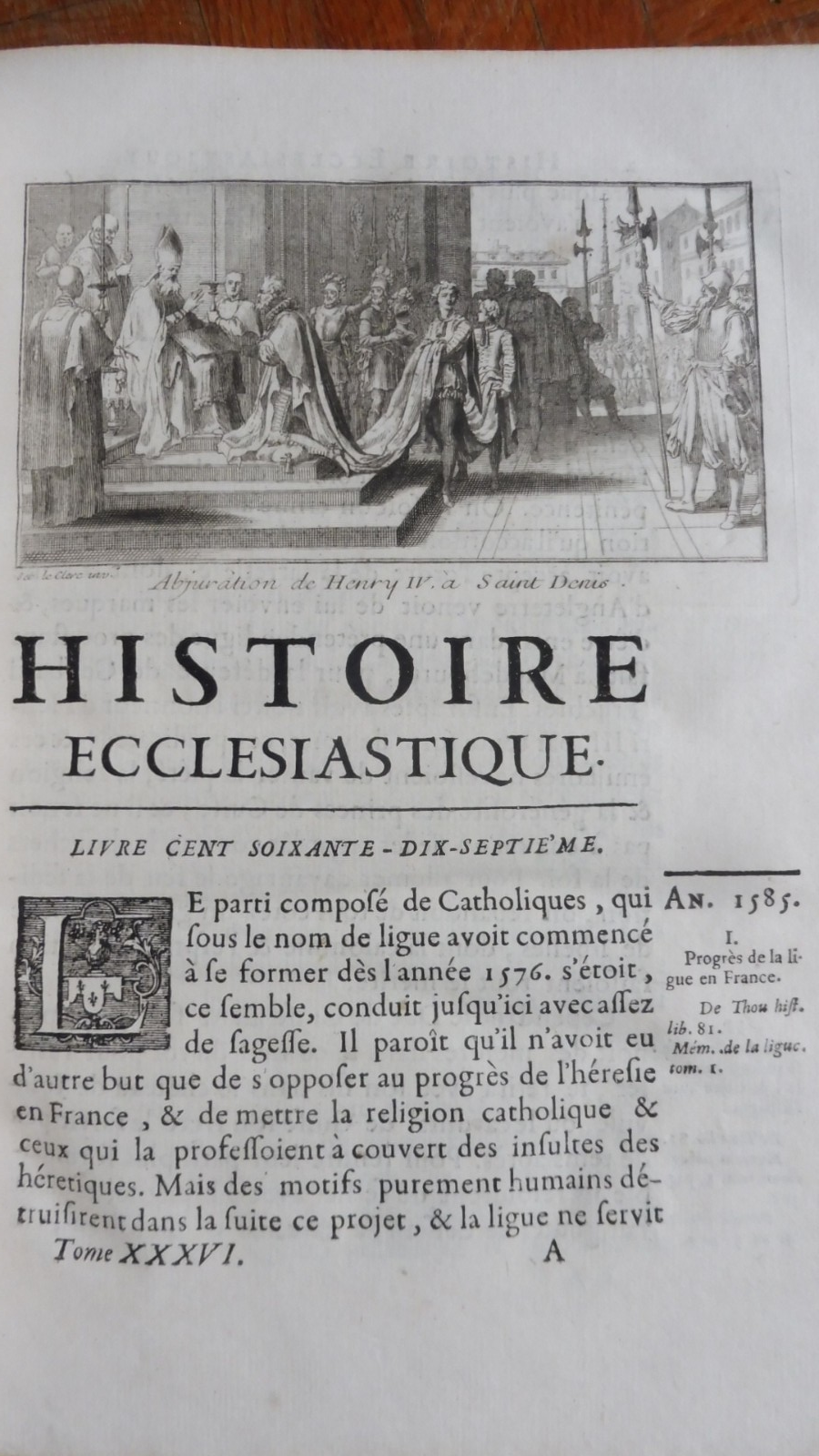 Histoire ecclésiastique (Claude Fleury) 1703-1750 36/36 COMPLET
