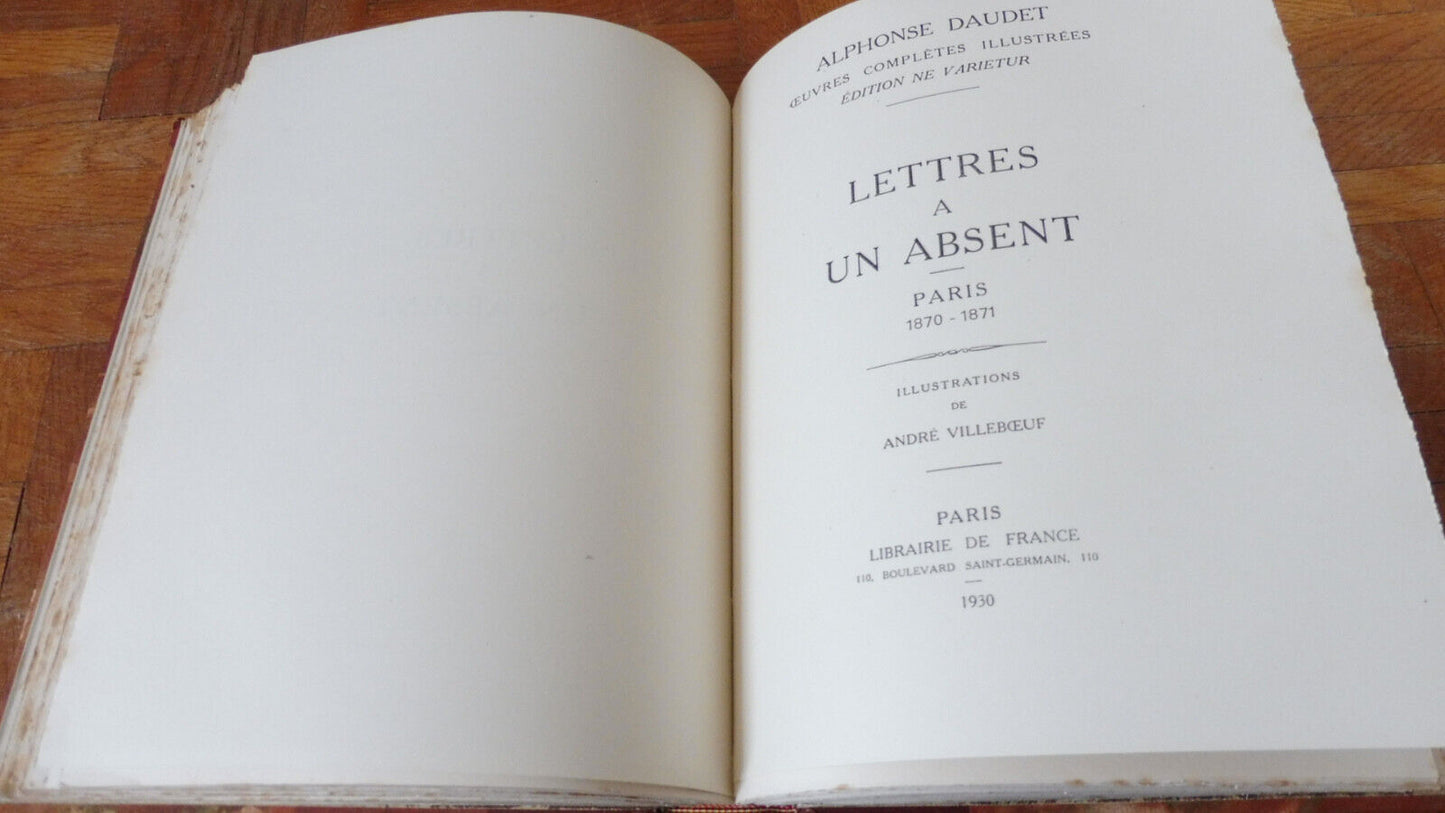 Lettres de mon moulin (Alphonse Daudet) 1930 illus. Villeboeuf