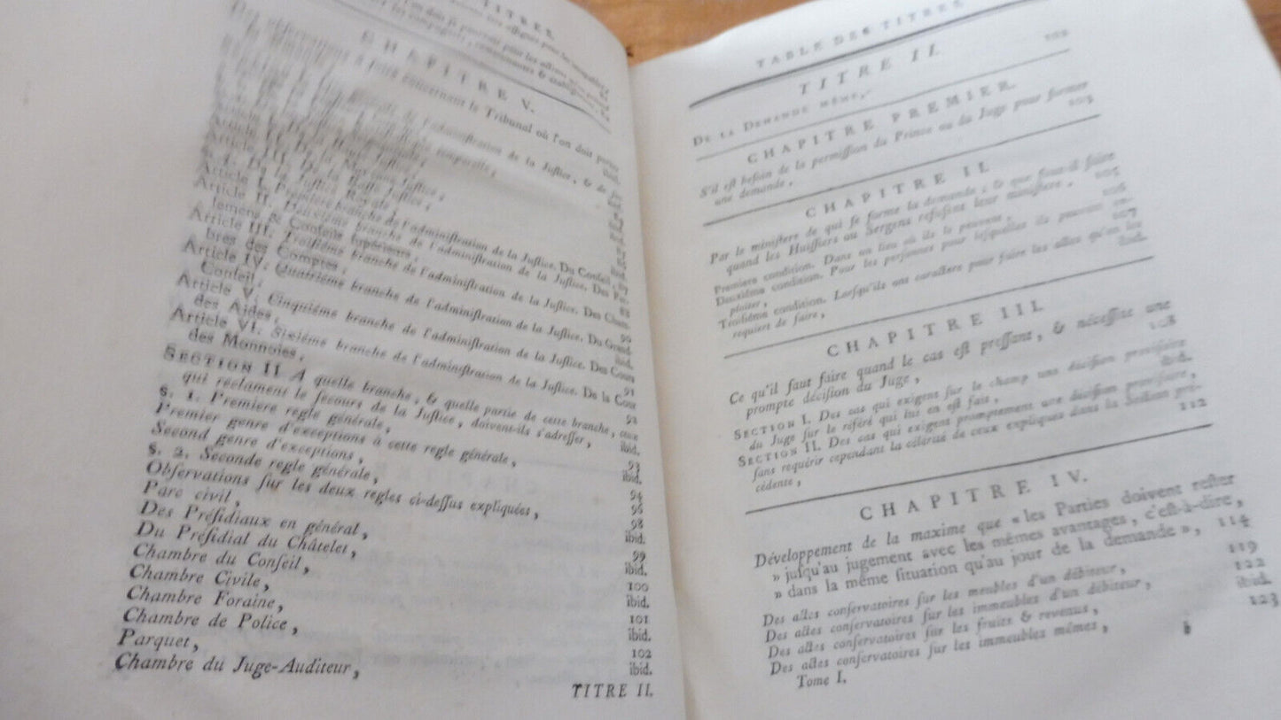 La Procédure civile du Châtelet de Paris (Pigeau) 1779 2/2