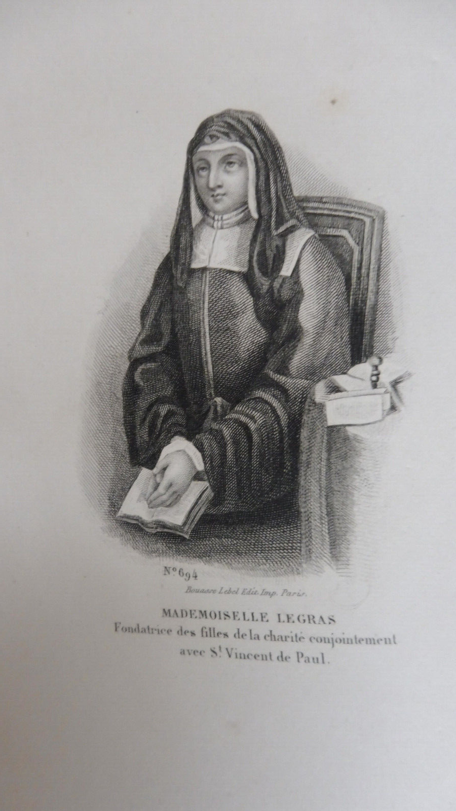 Les Grands modèles de charité (M. E. D. B. ) 1863