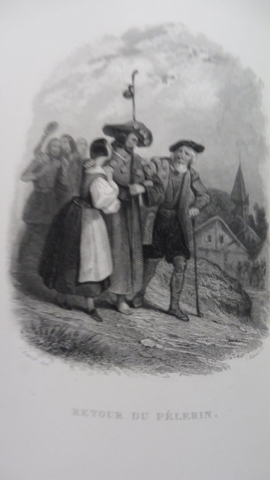 Paris illustrations. Album de gravures (Chateaubriand, Béranger...) 1858
