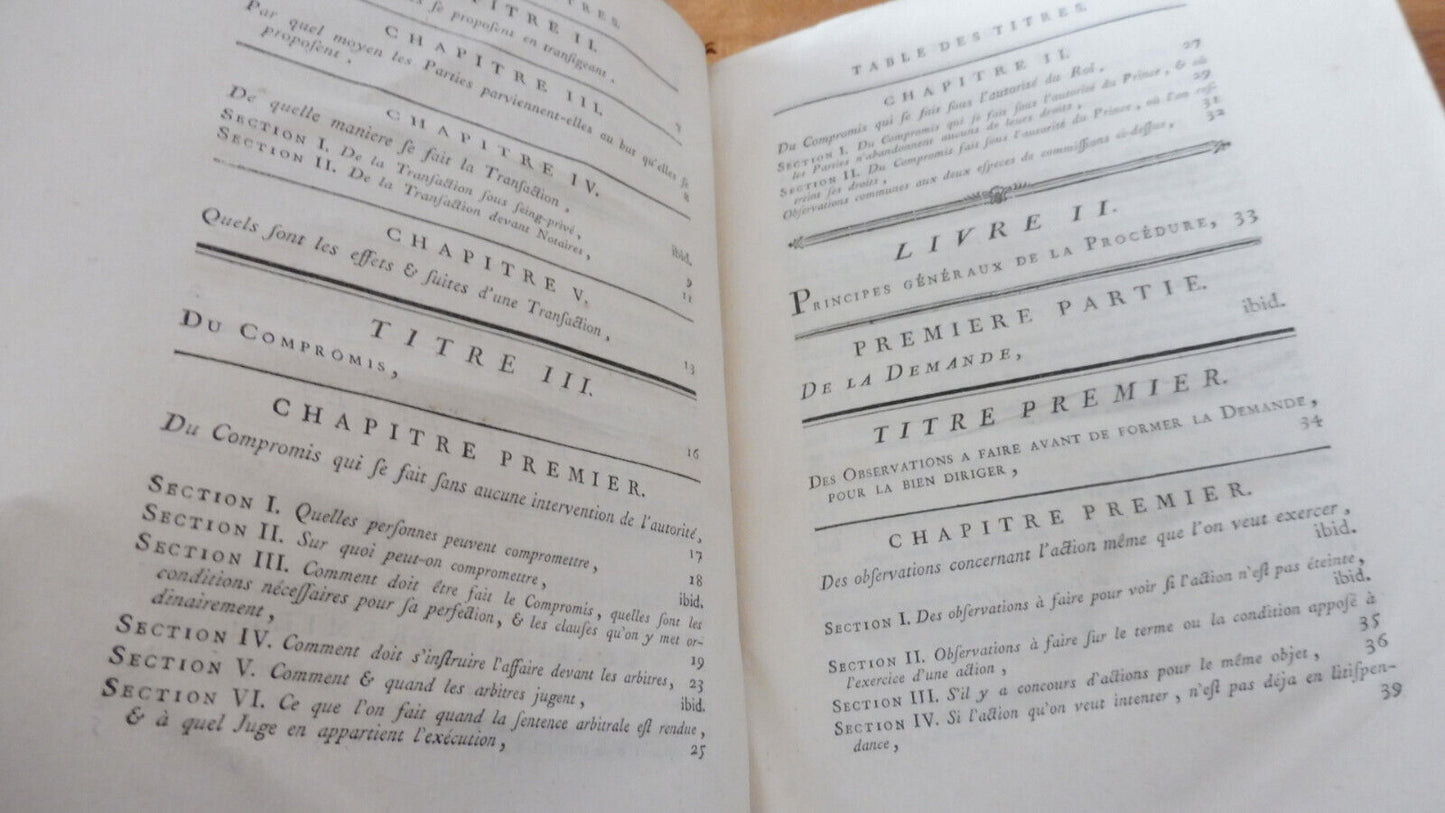 La Procédure civile du Châtelet de Paris (Pigeau) 1779 2/2