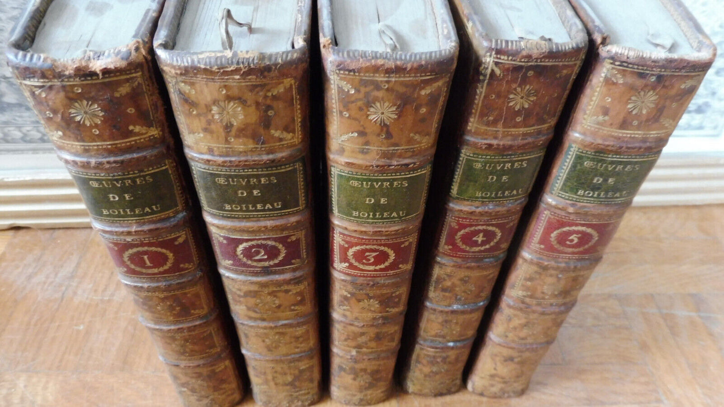 Oeuvres de Boileau Despréaux 1772 5/5