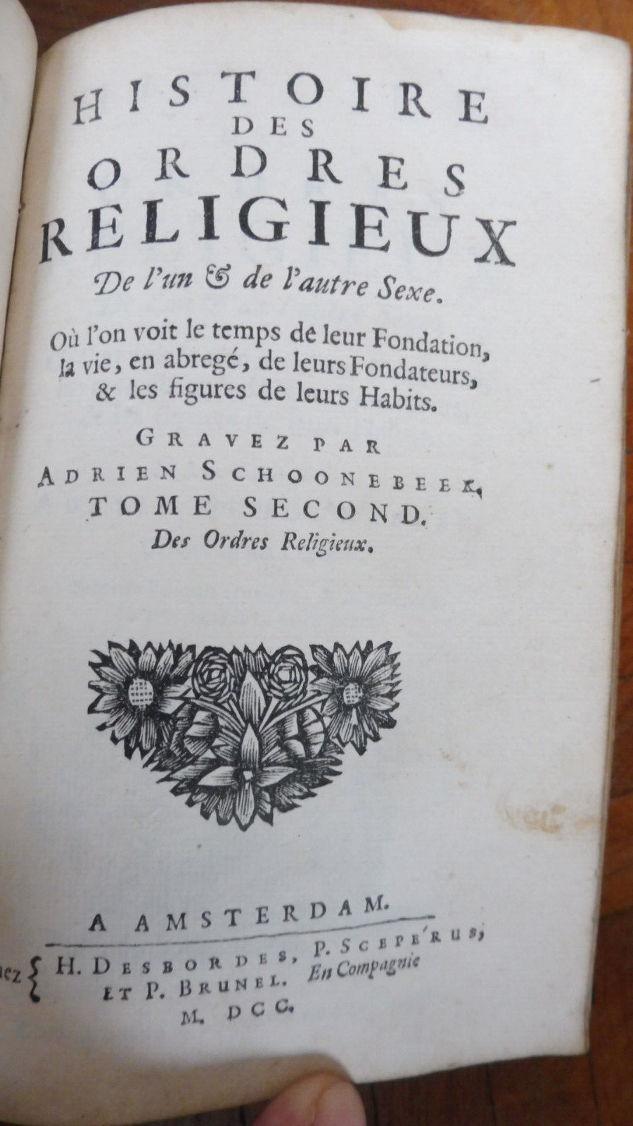 Courte description des ordres des femmes filles religieuses (Schoonenbeek) 1700