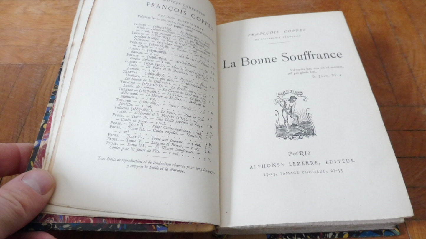 La Bonne souffrance (François Coppée) s.d.