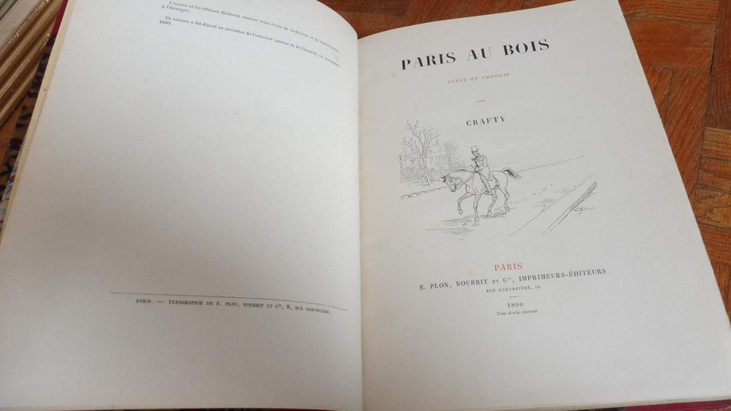 Paris au bois (Crafty) 1890 EQUITATION
