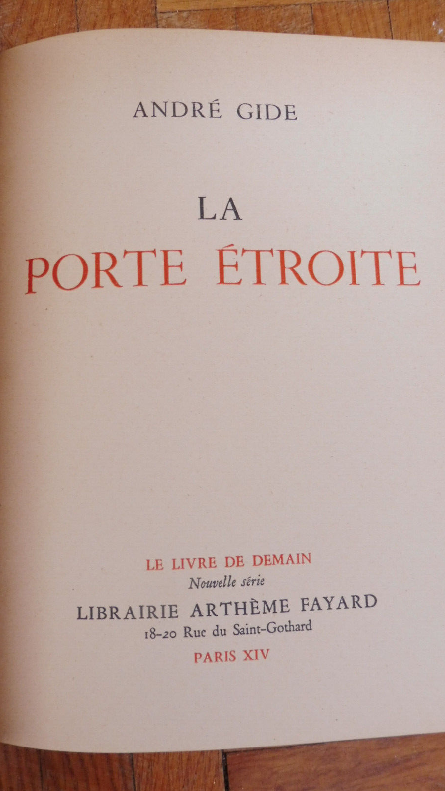 La Porte étroite (André Gide) 1950