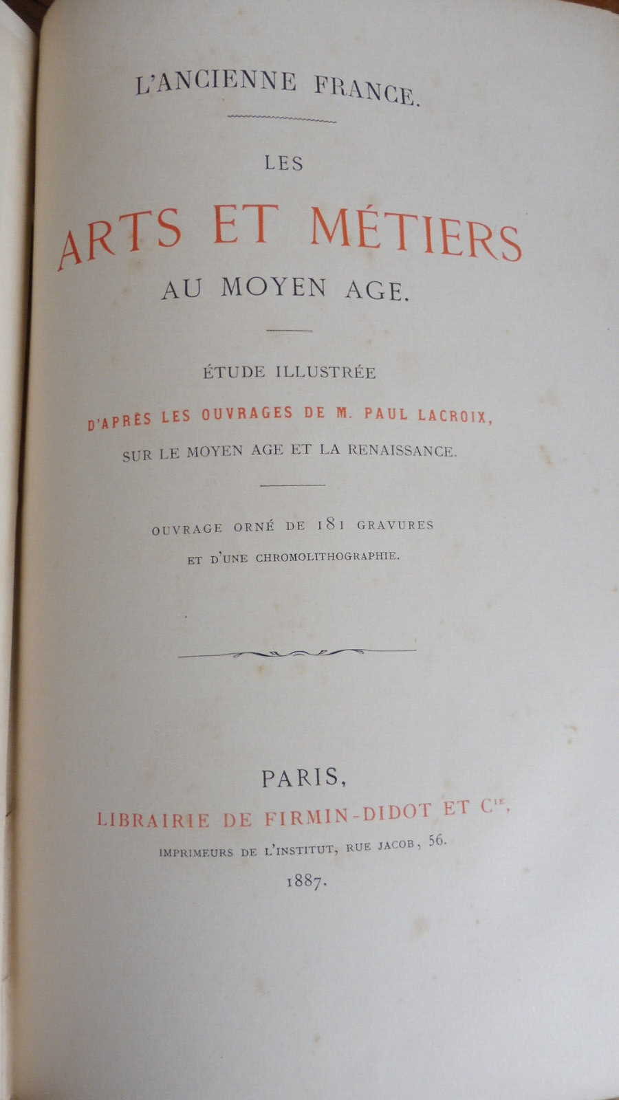 Les Arts et métiers au Moyen-Âge 1887