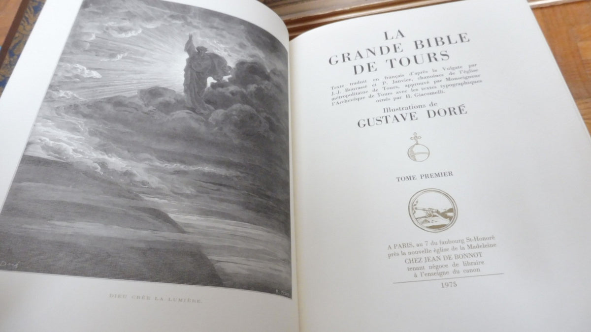 La Grande Bible de Tours 1975 2/2 JEAN DE BONNOT illus. Gustave Doré