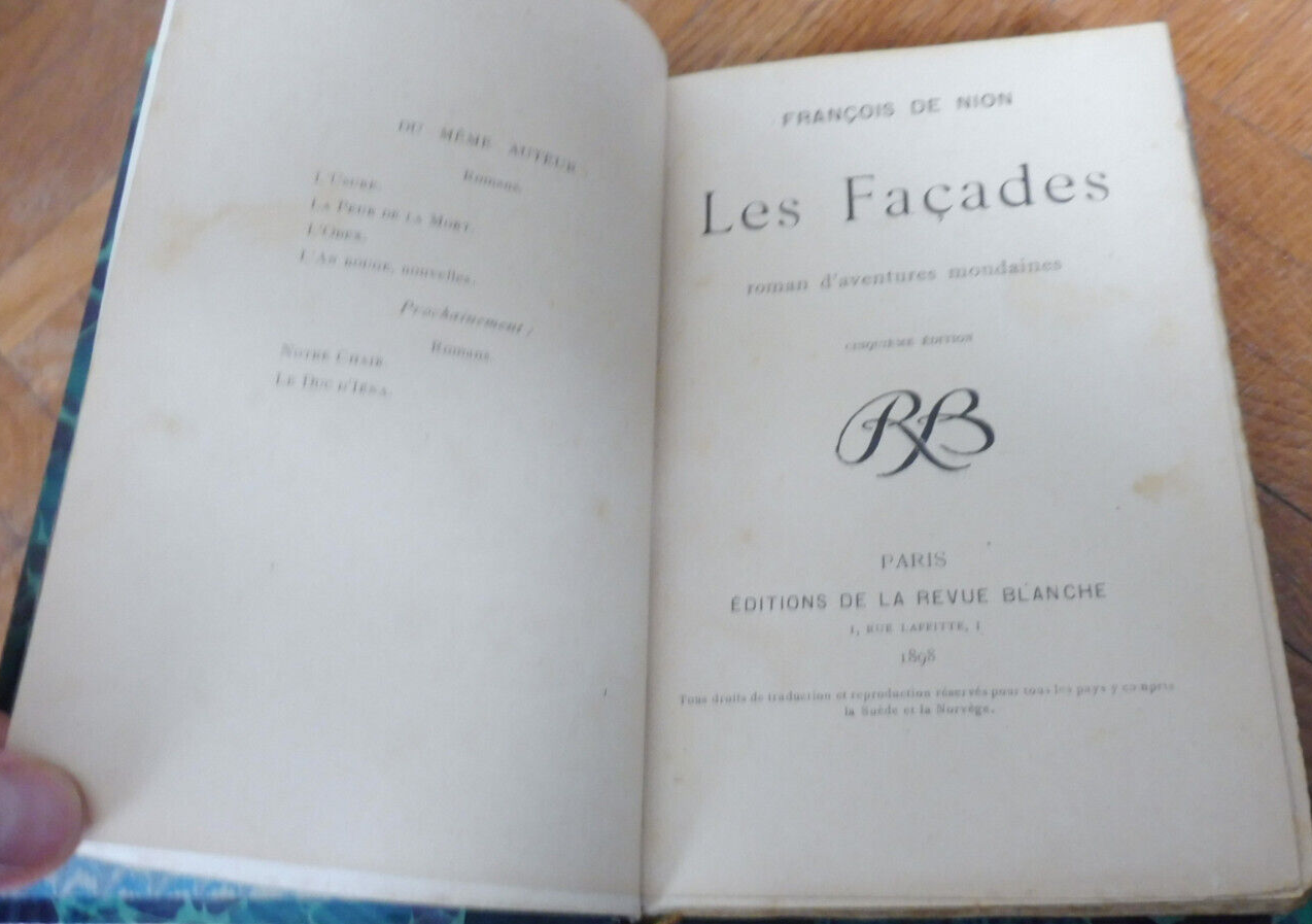 Les Façades (François de Nion) 1898