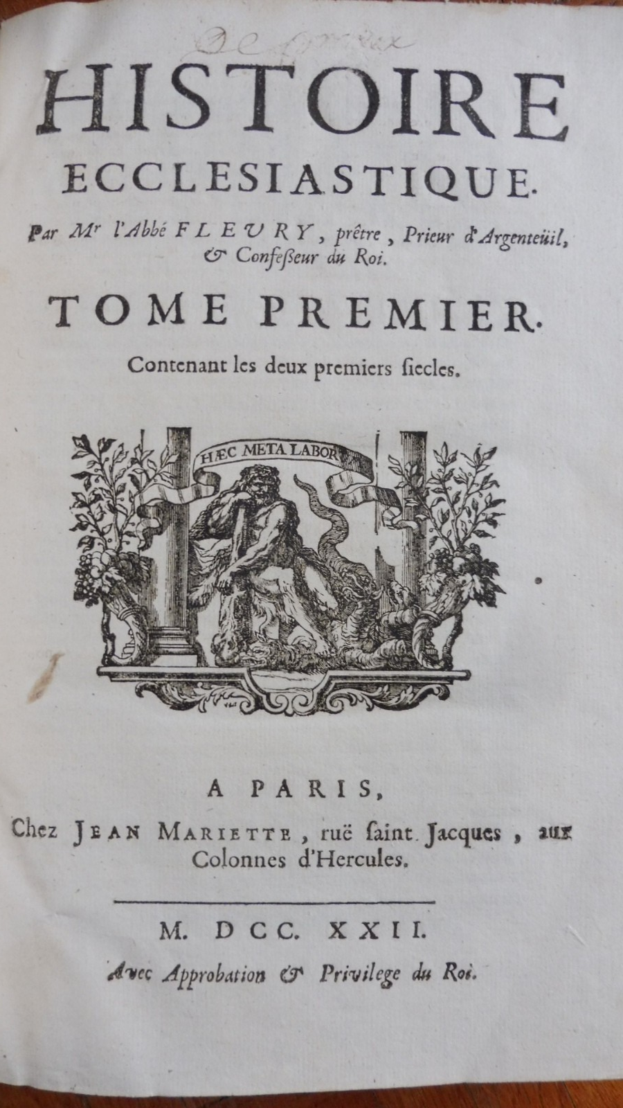 Histoire ecclésiastique (Claude Fleury) 1703-1750 36/36 COMPLET