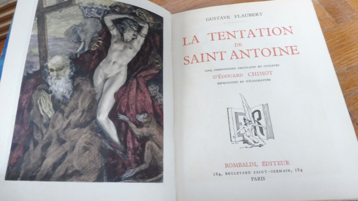 La Tentation de Saint-Antoine (Flaubert) 1935 illus. Chimot